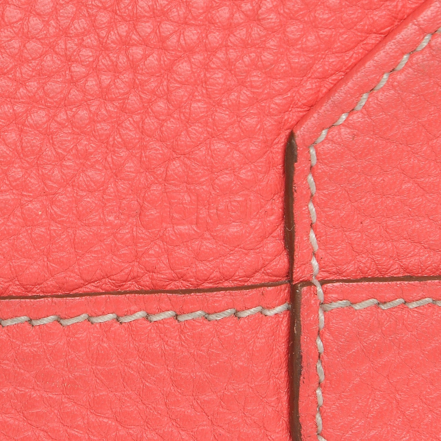 Hermes Taurillon Clemence Double Sens 36 Reversible Tote Peony Sanguine 9 of 17