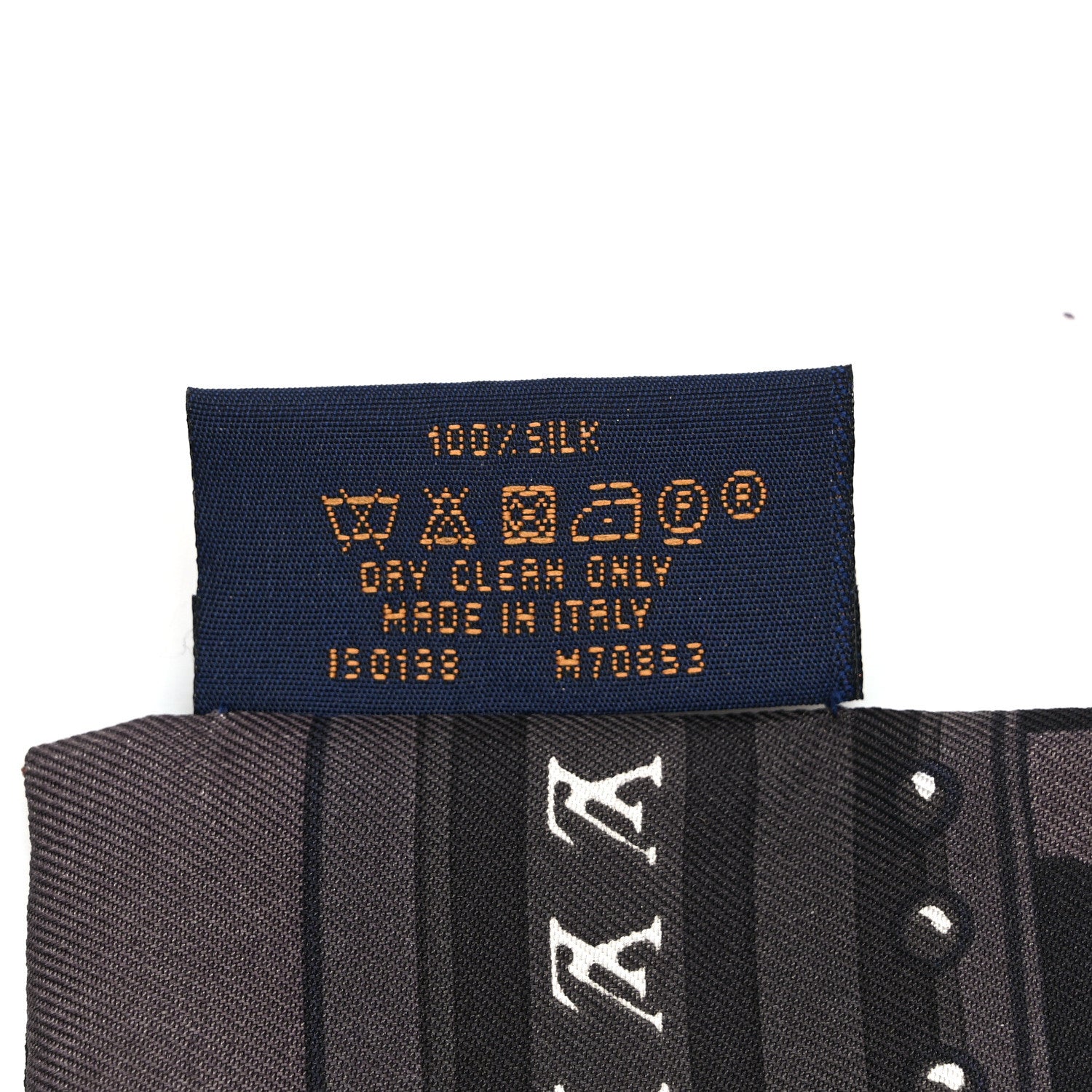 Louis Vuitton Silk Monogram LV World Bandeau Brown 4 of 4