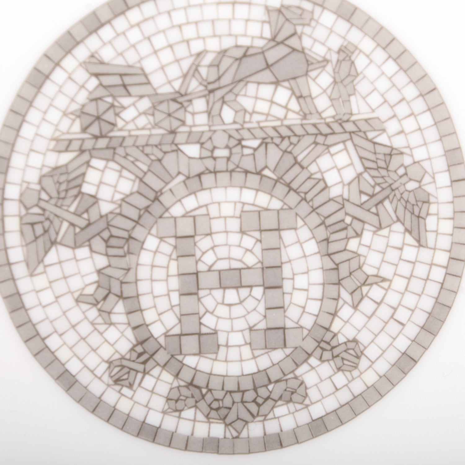 Hermes Porcelain Mosaique Au 24 Platine Cereal Bowl Set of 2 6 of 6