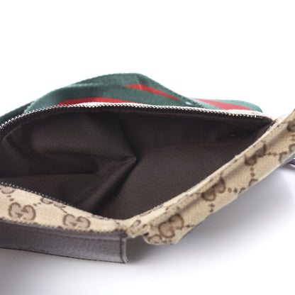 Gucci GG Monogram Double Pocket Belt Bag Dark Brown 5 of 10