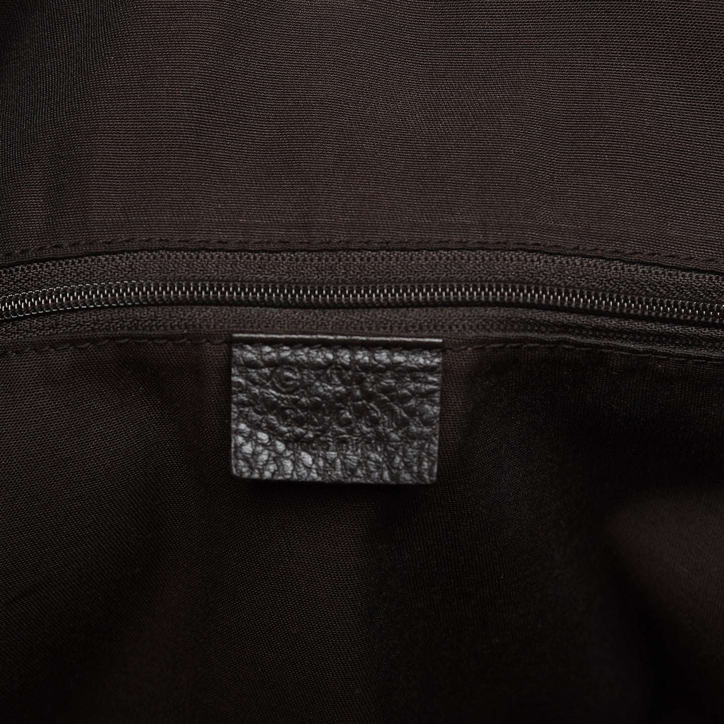 Denim Monogram Full Moon Tote Dark Brown