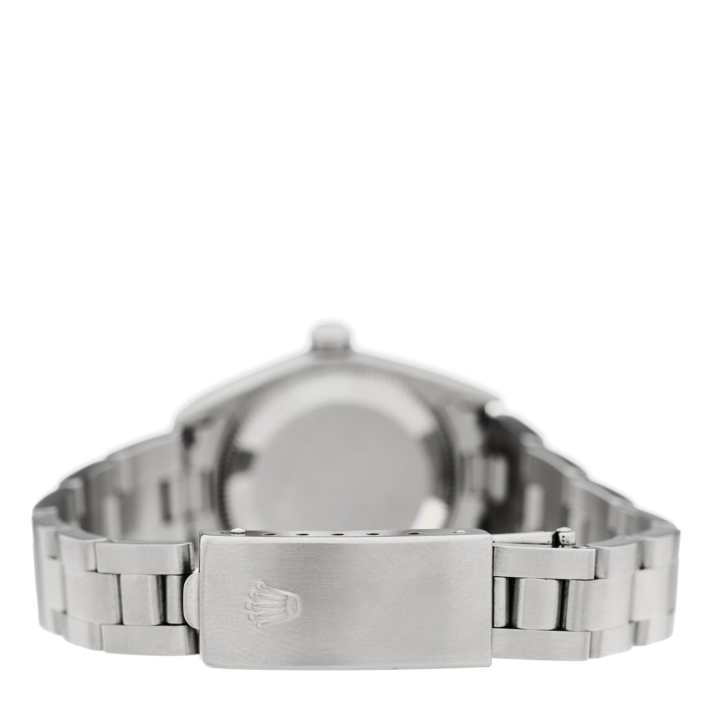 Stainless Steel 24mm Oyster Perpetual Watch Black 76080