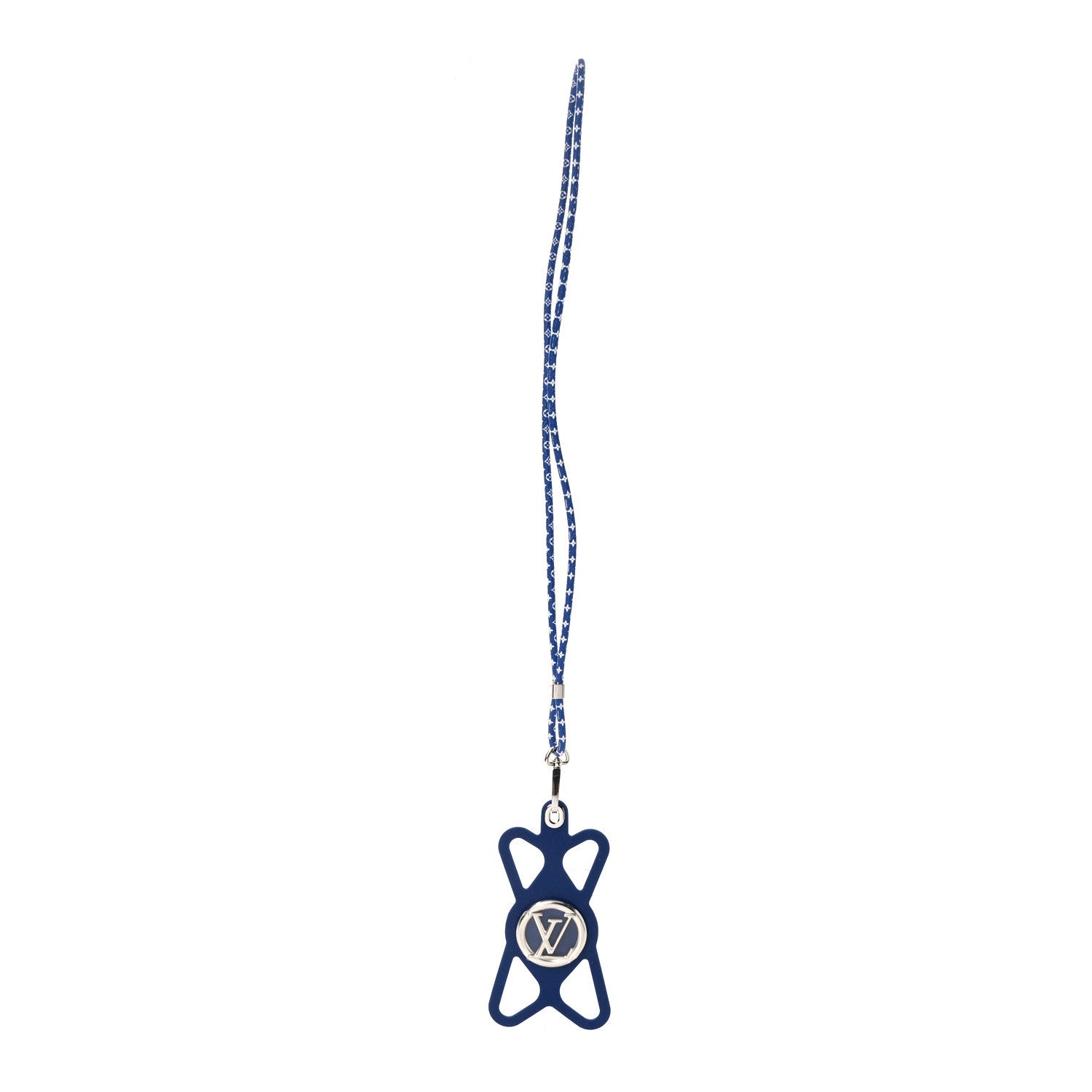 Louis Vuitton Monogram Silicone Louise Phone Holder Blue 1 of 4