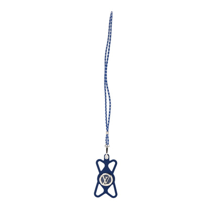 Louis Vuitton Monogram Silicone Louise Phone Holder Blue 1 of 4