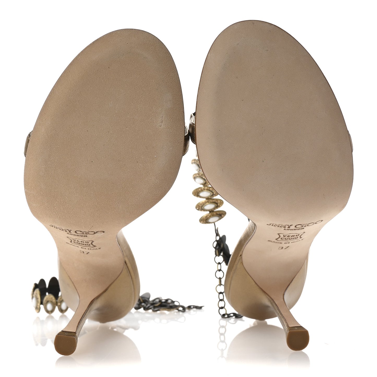 Metallic Nappa Glory 85 Pumps 37 Gold