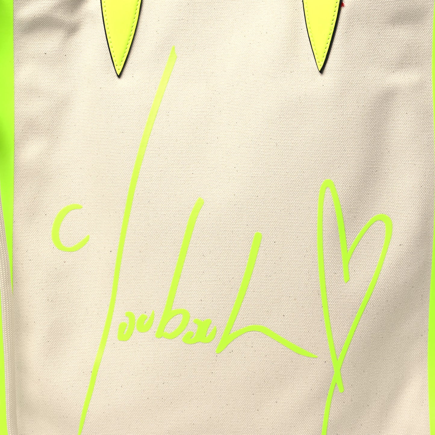 Braided Canvas Small Cabalace Shopper Tote Beige Yellow