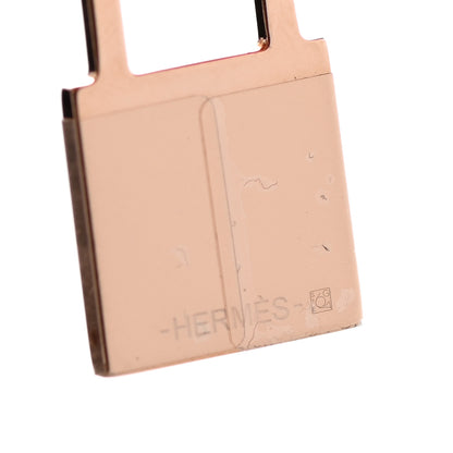 Hermes Swift Small O'Kelly Pendant Necklace Rose Sakura 7 of 8