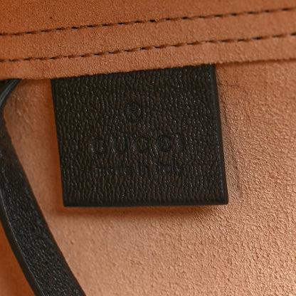 Gucci New Sakai Calfskin Lux Small Dahlia Tote Black 7 of 11