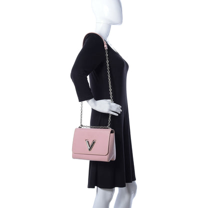 Louis Vuitton Epi Twist Shoulder Bag MM Rose Ballerine 2 of 8