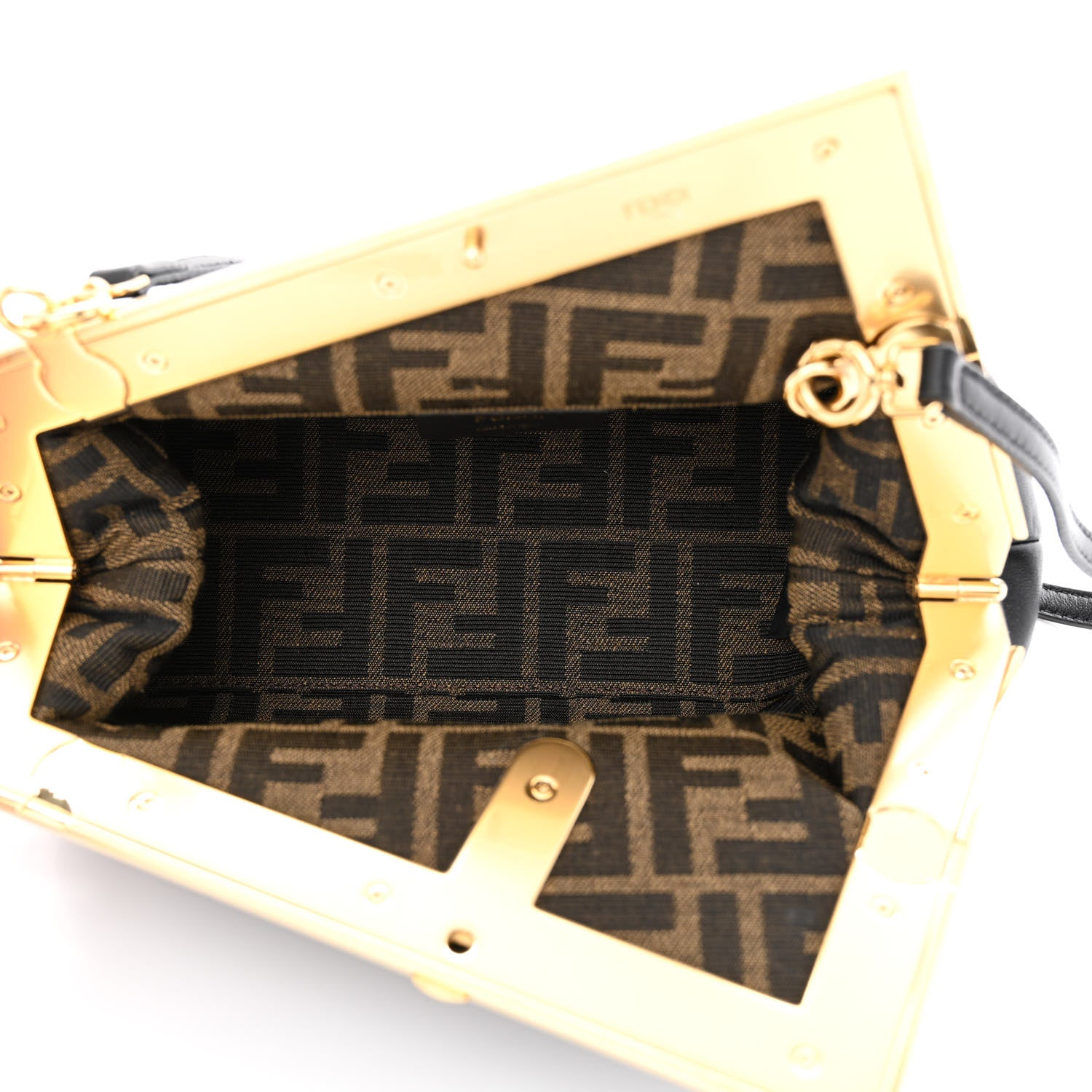 Fendi Shiny Nappa Small Fendi First Black 5 of 10