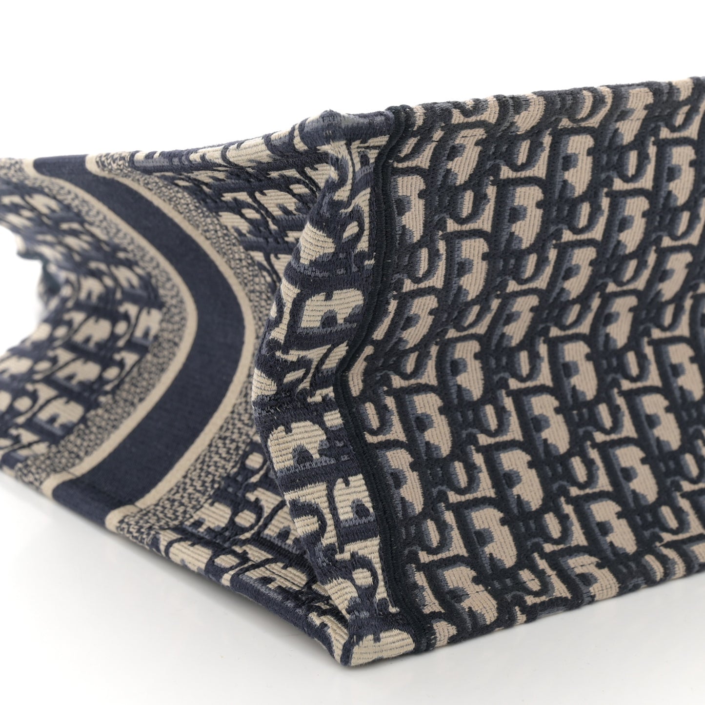 Oblique Medium Book Tote Blue Multicolor