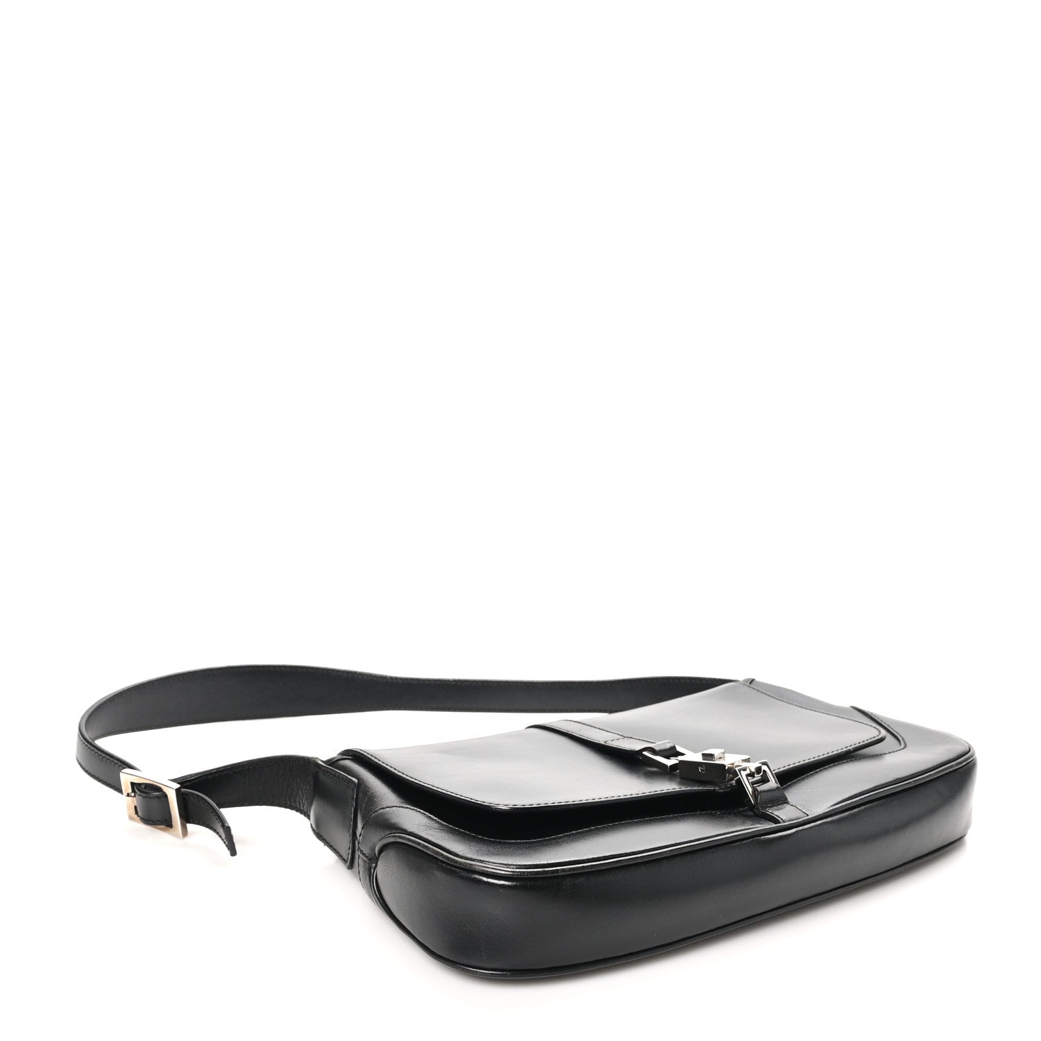 Gucci Calfskin Small Jackie O Hobo Black 4 of 12
