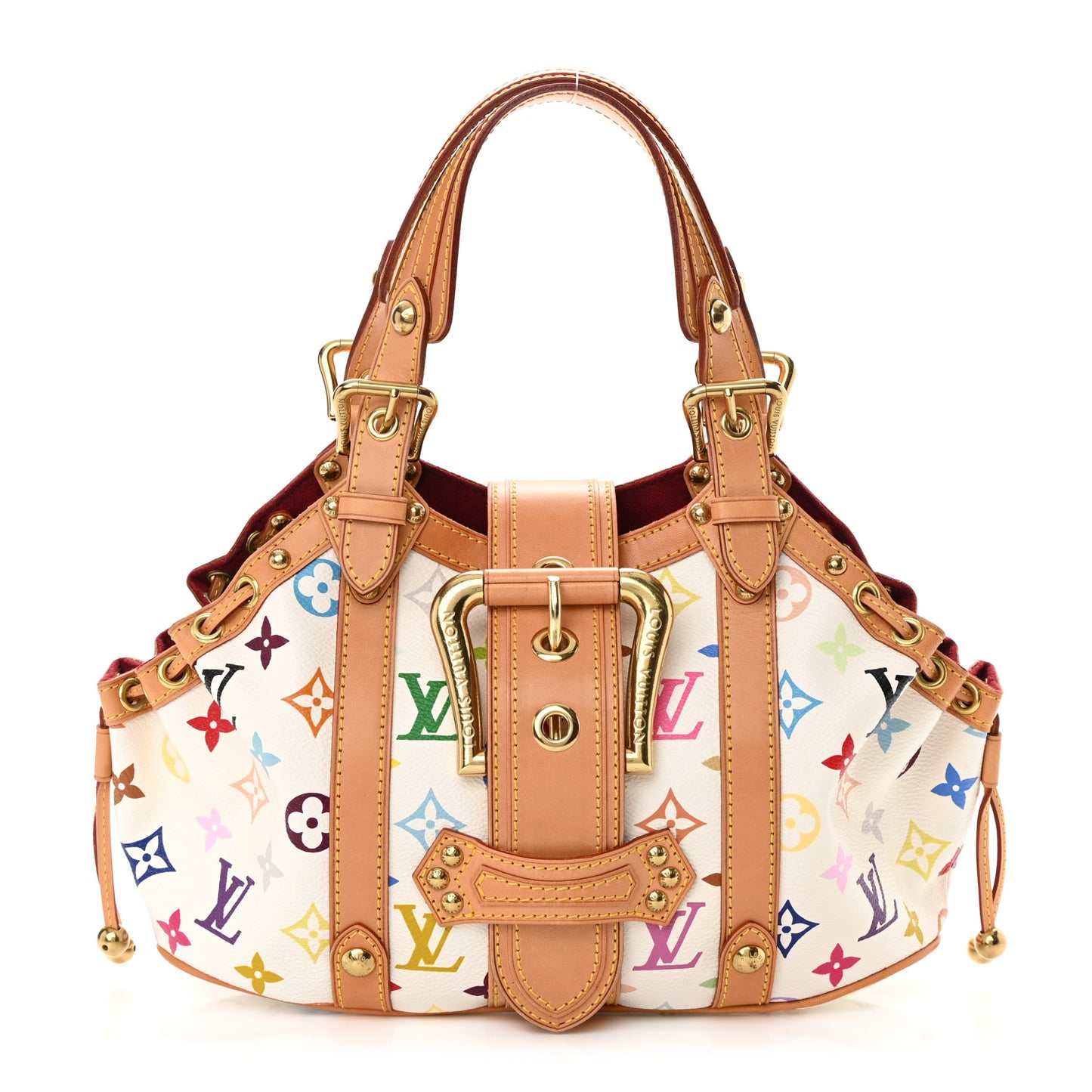 Monogram Multicolor Theda GM White