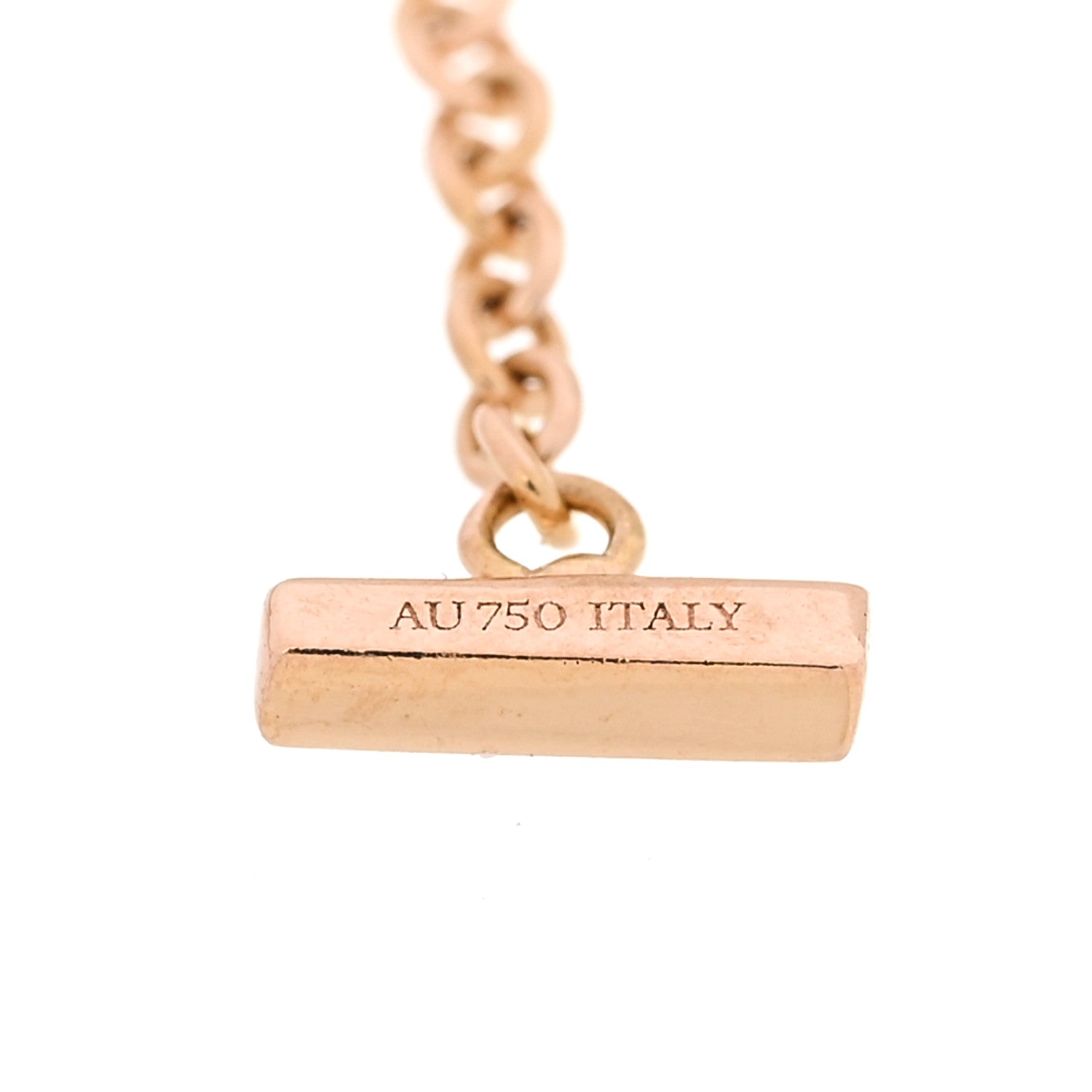 Tiffany 18K Rose Gold T Smile Bracelet 4 of 6