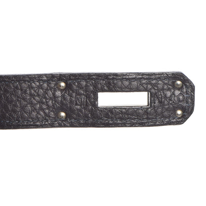 Hermes Togo Bi-Color Kelly Retourne 28 Indigo Blue Jean 27 of 64