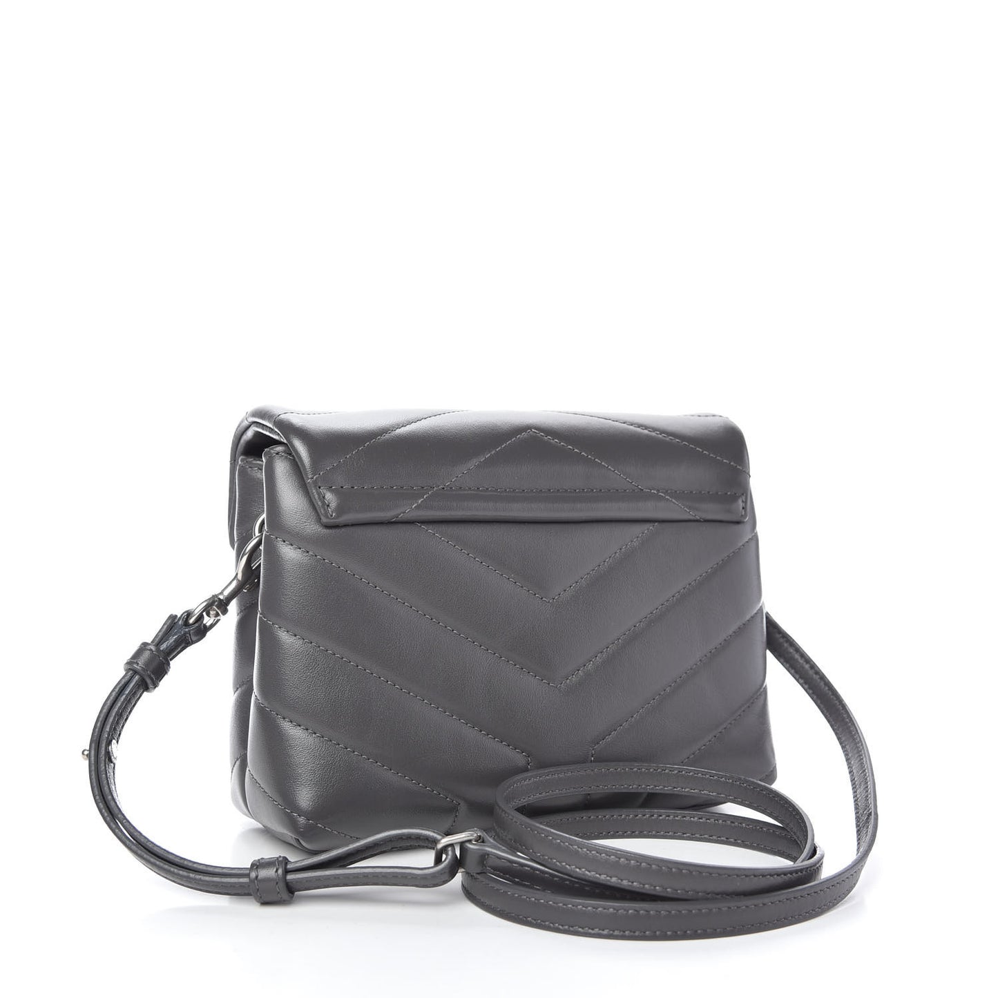 Calfskin Y Quilted Monogram Toy Loulou Crossbody Bag Storm