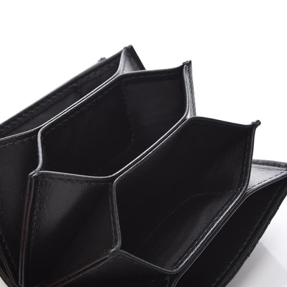 Christian Dior Lambskin Cannage Lady Dior 5-Gusset Card Holder Black 5 of 7