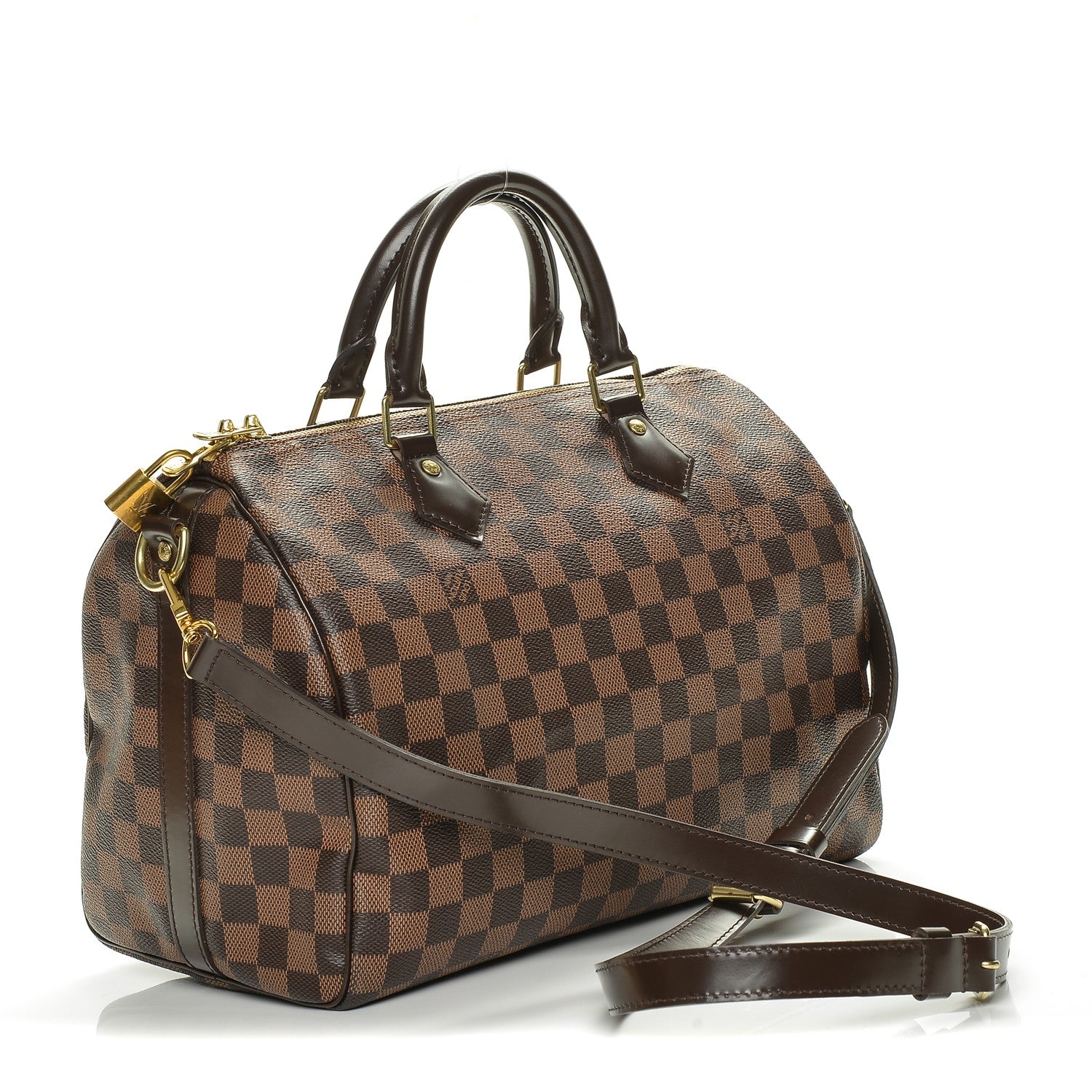 Louis Vuitton Damier Ebene Speedy Bandouliere 30 3 of 6