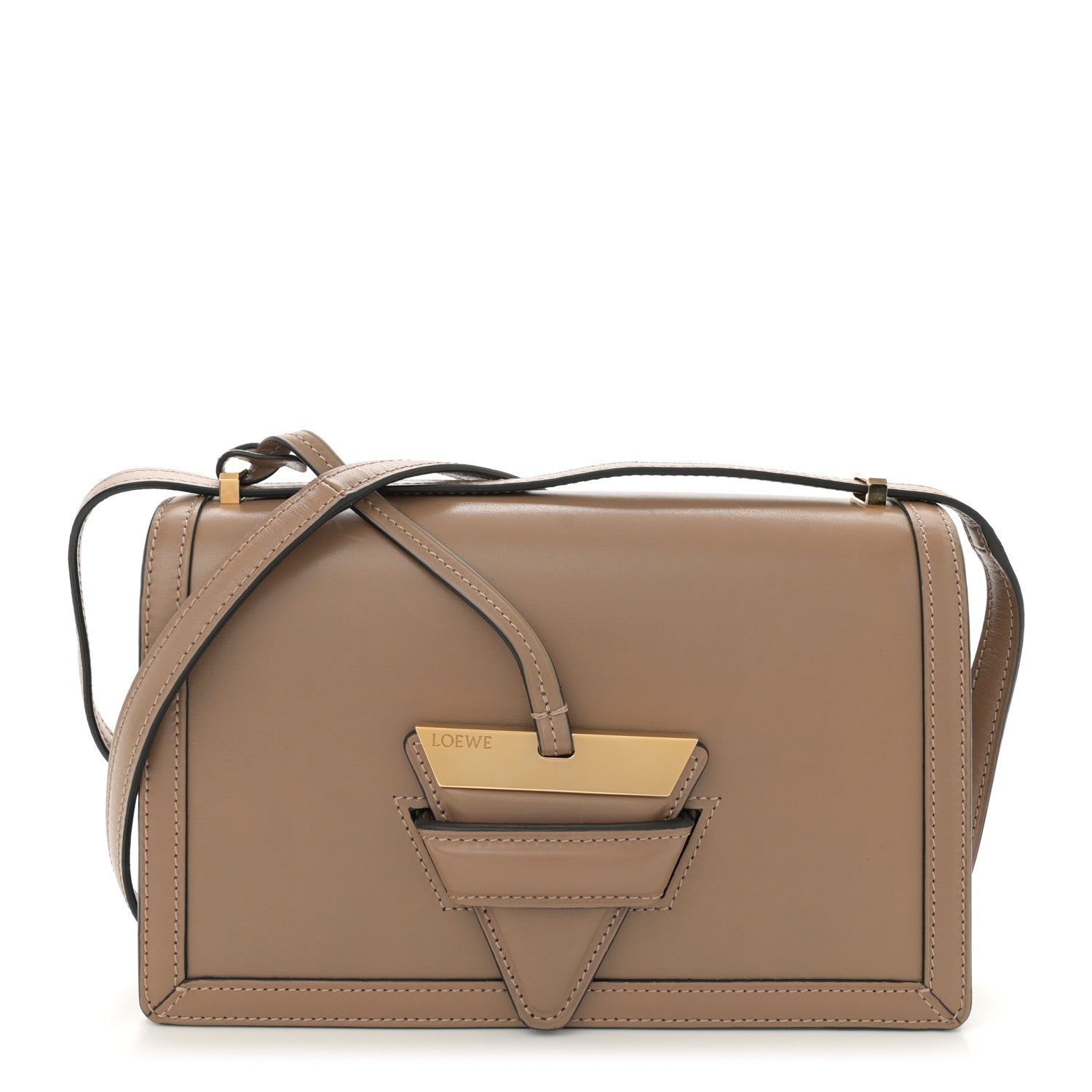 Loewe Calfskin Medium Barcelona Shoulder Bag Mink 1 of 12