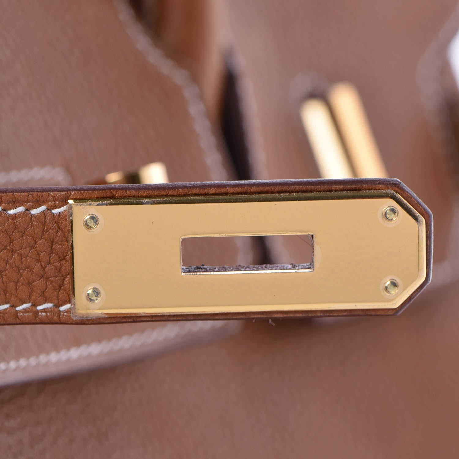 Hermes Natural Barenia Faubourg Birkin 30 Fauve 28 of 35