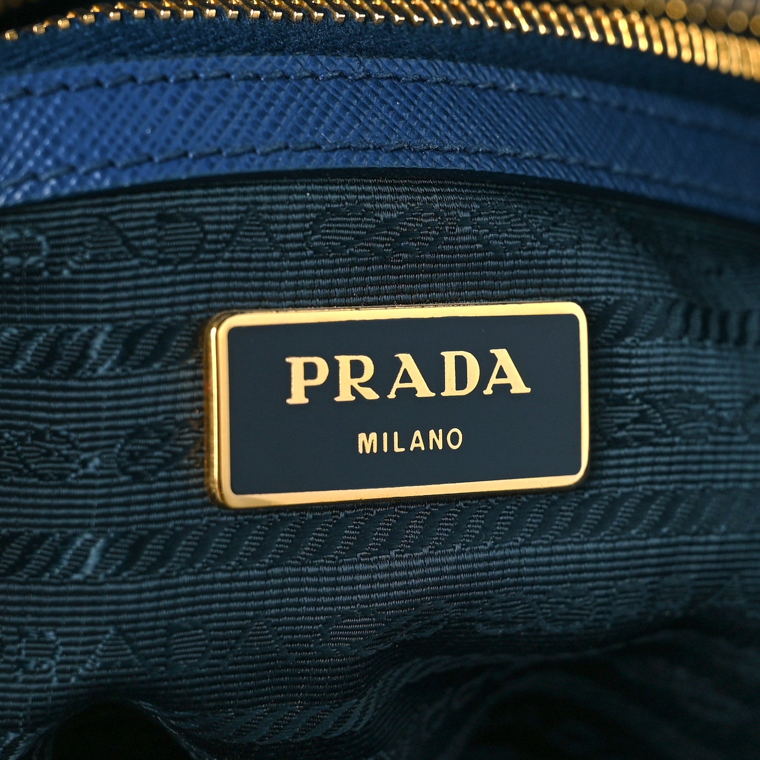 Prada Saffiano Lux Extra Large Galleria Double Zip Tote Bluette 5 of 12