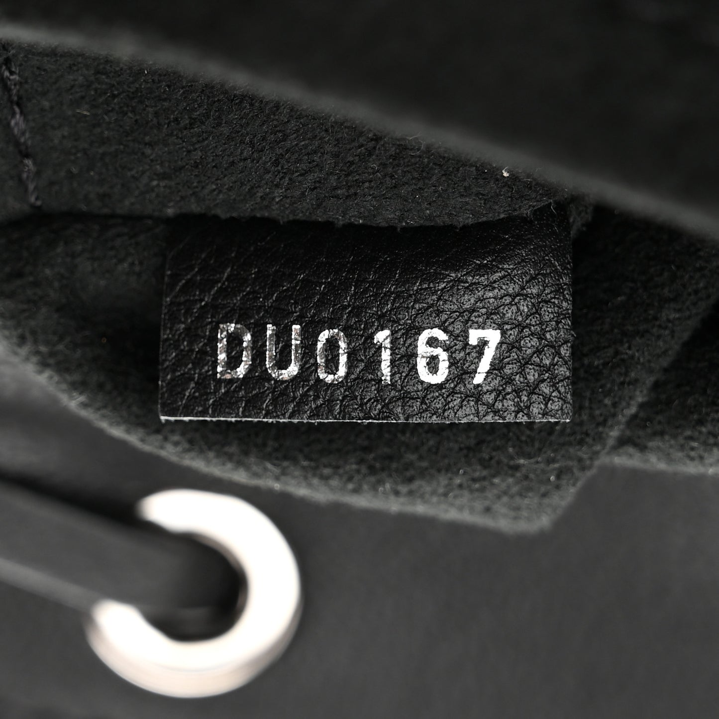 Calfskin Lockme Backpack Black