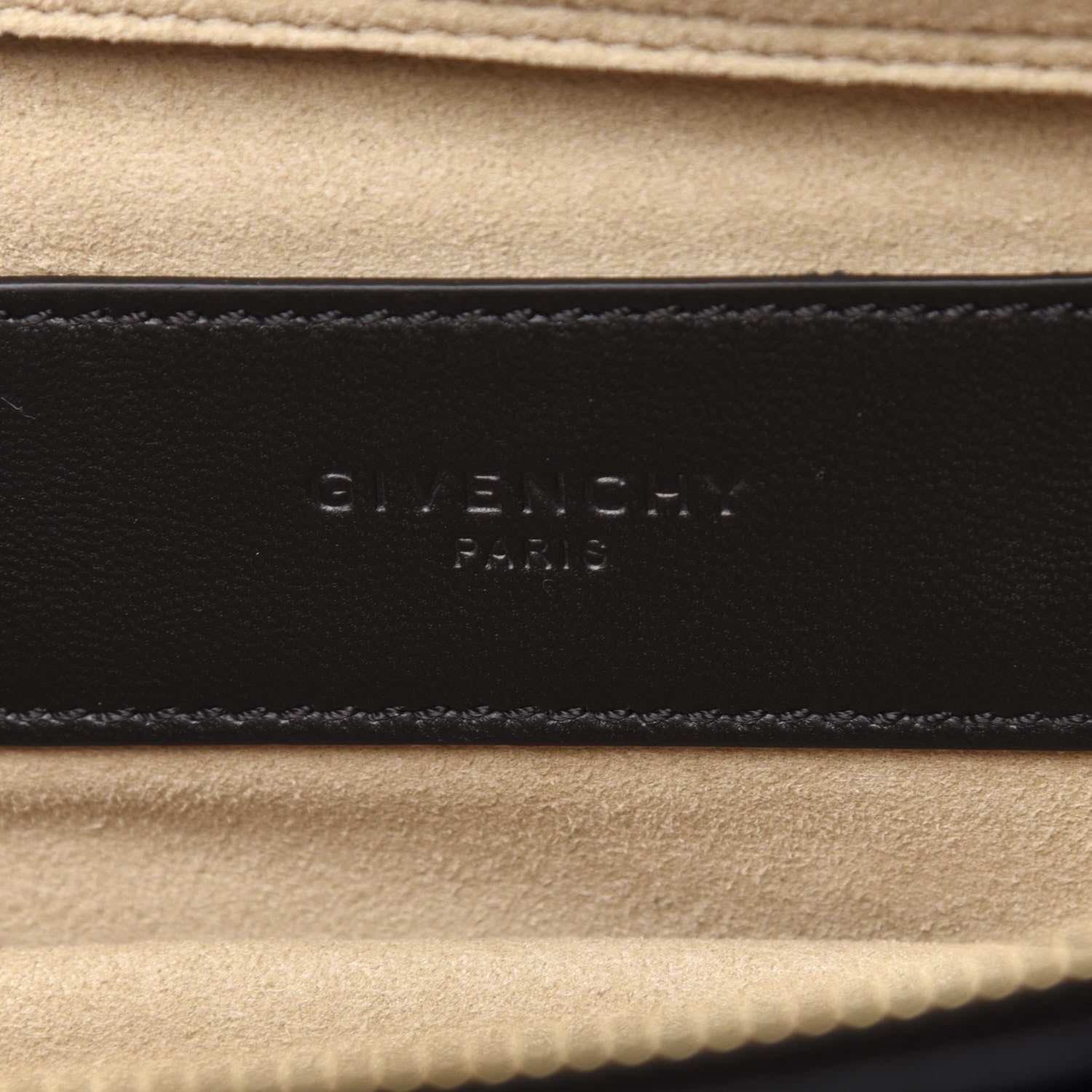 Givenchy Calfskin Crocodile Embossed Cross 3 Crossbody Bag Black 8 of 10