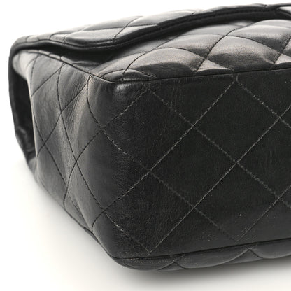 Chanel Lambskin Quilted Jumbo Single Flap Black 8 of 15