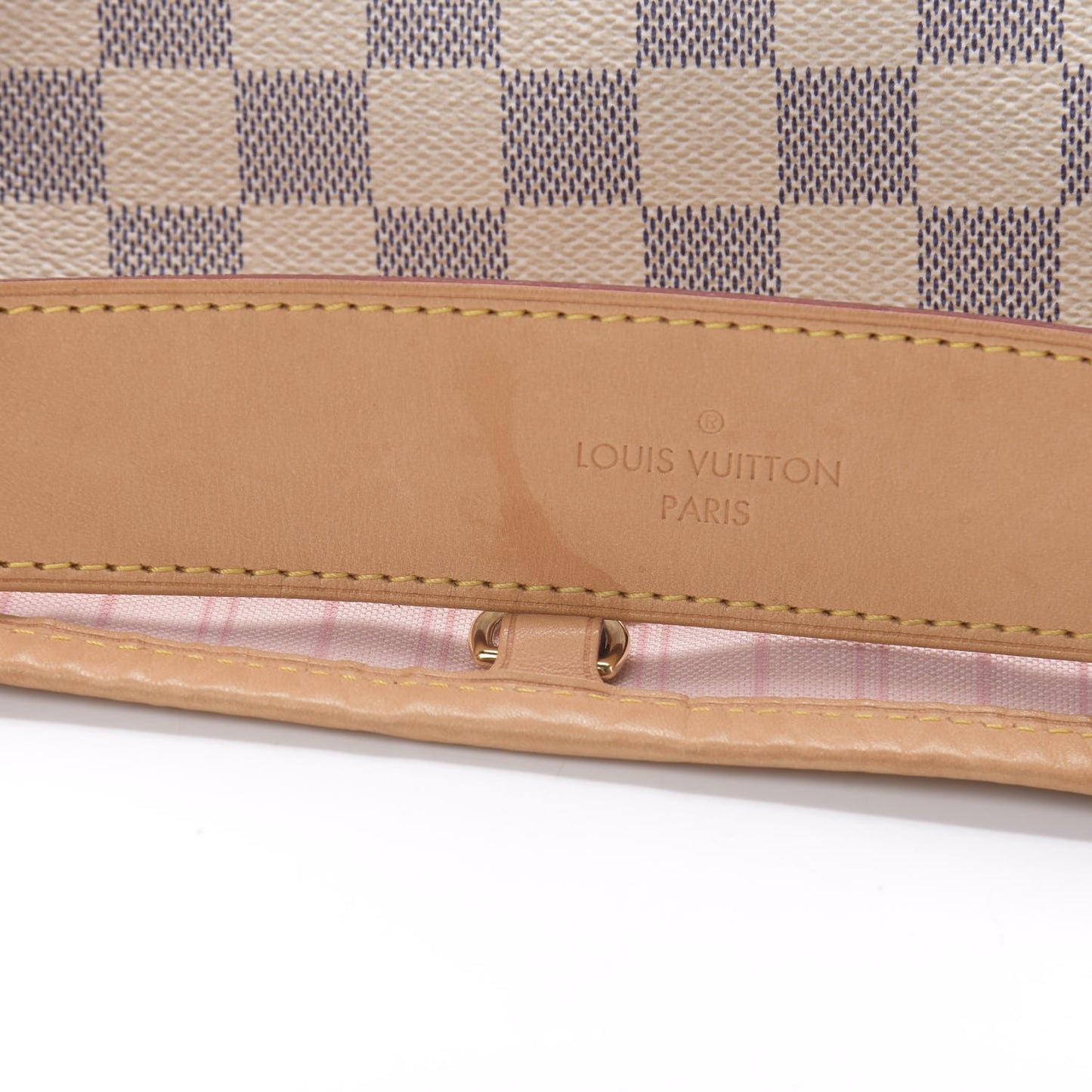 Damier Azur Delightful MM Rose Ballerine