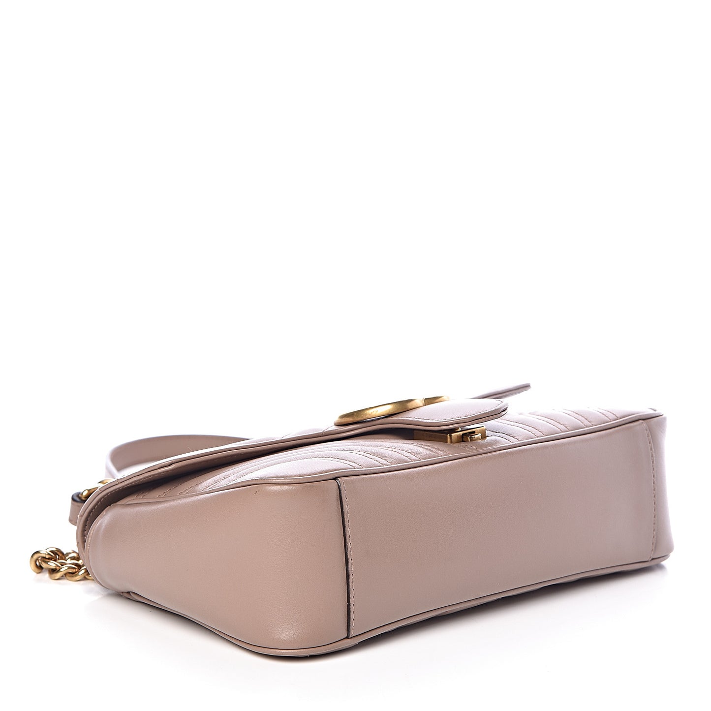 Calfskin Matelasse Small GG Marmont Shoulder Bag Porcelain Rose