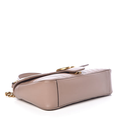 Gucci Calfskin Matelasse Small GG Marmont Shoulder Bag Porcelain Rose 4 of 14