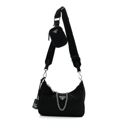 Prada Re-Nylon Saffiano Re-Edition 2005 Shoulder Bag Black 1 of 13