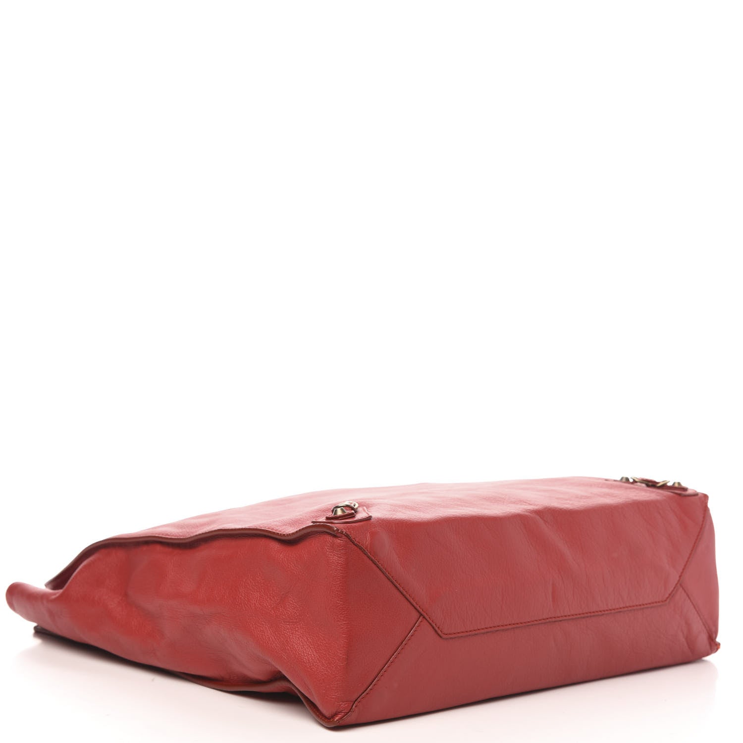 Balenciaga Veau Souple Papier Ledger Tote Rouge 4 of 11