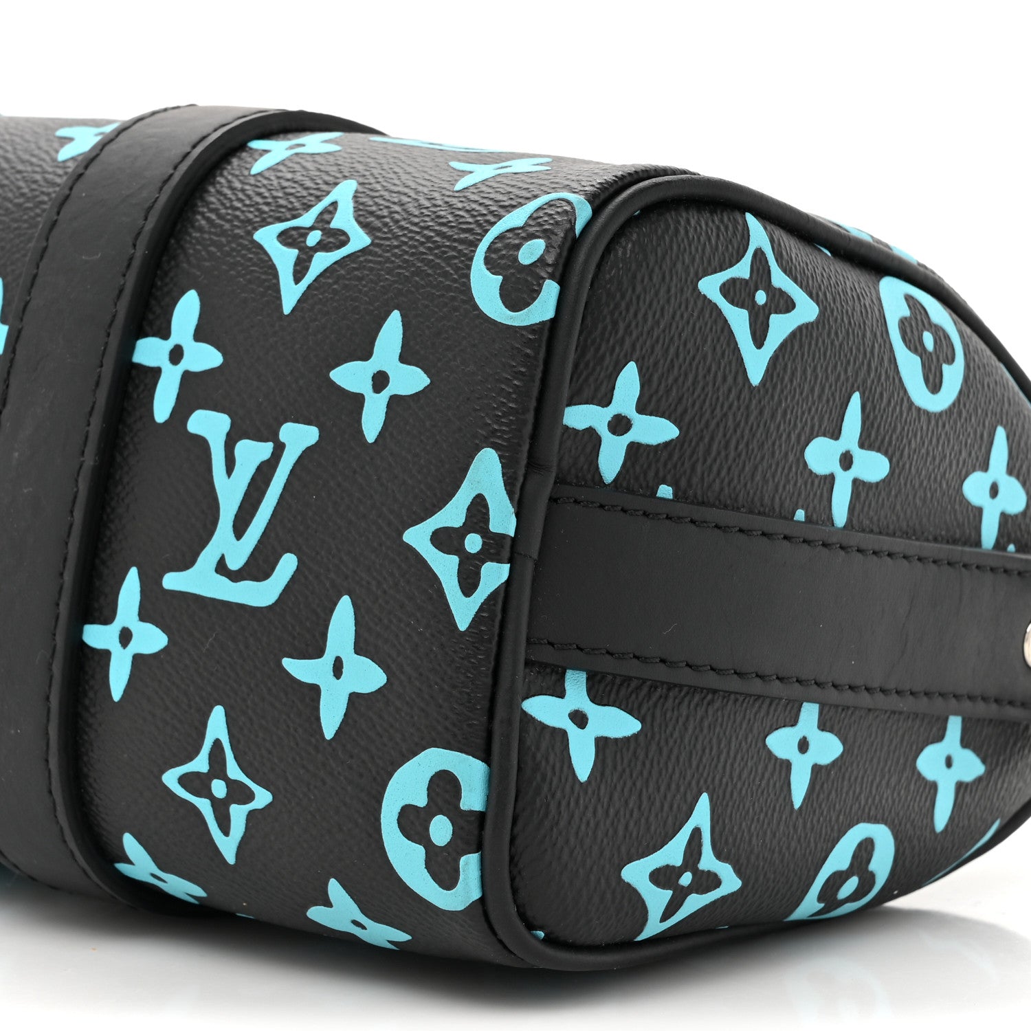 Louis Vuitton Monogram Playground Keepall Bandouliere 25 Black 8 of 10