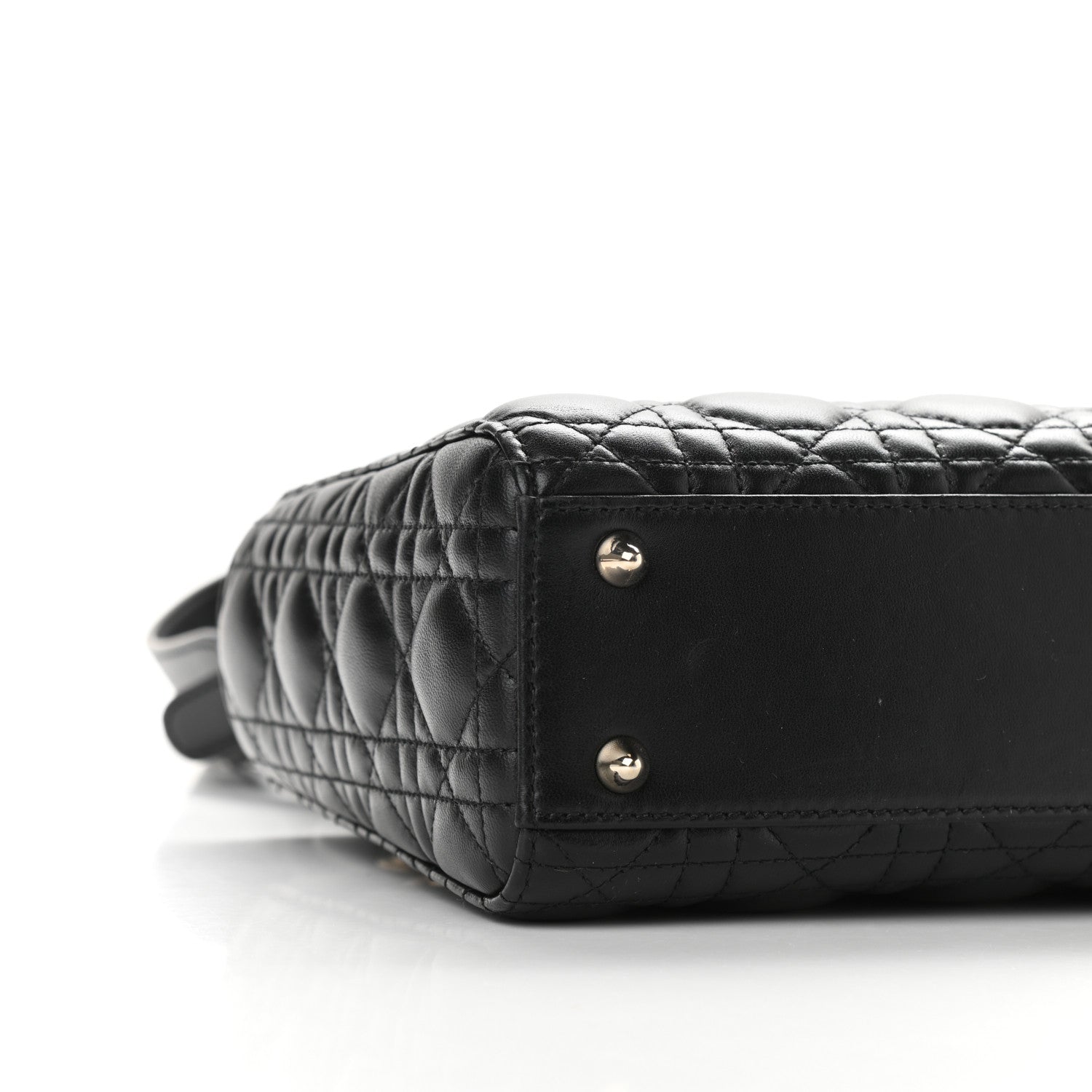 Christian Dior Lambskin Cannage Small My ABCDior Lady Dior Black 7 of 9