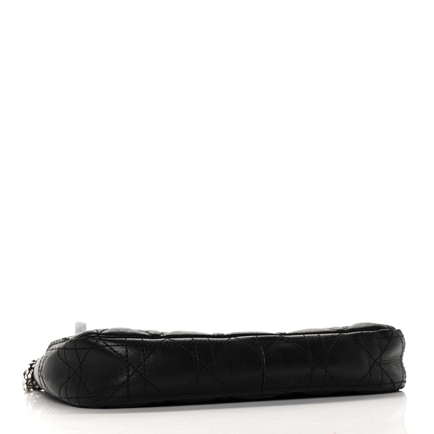 Christian Dior Lambskin Cannage Miss Dior Promenade Pouch Black 4 of 9