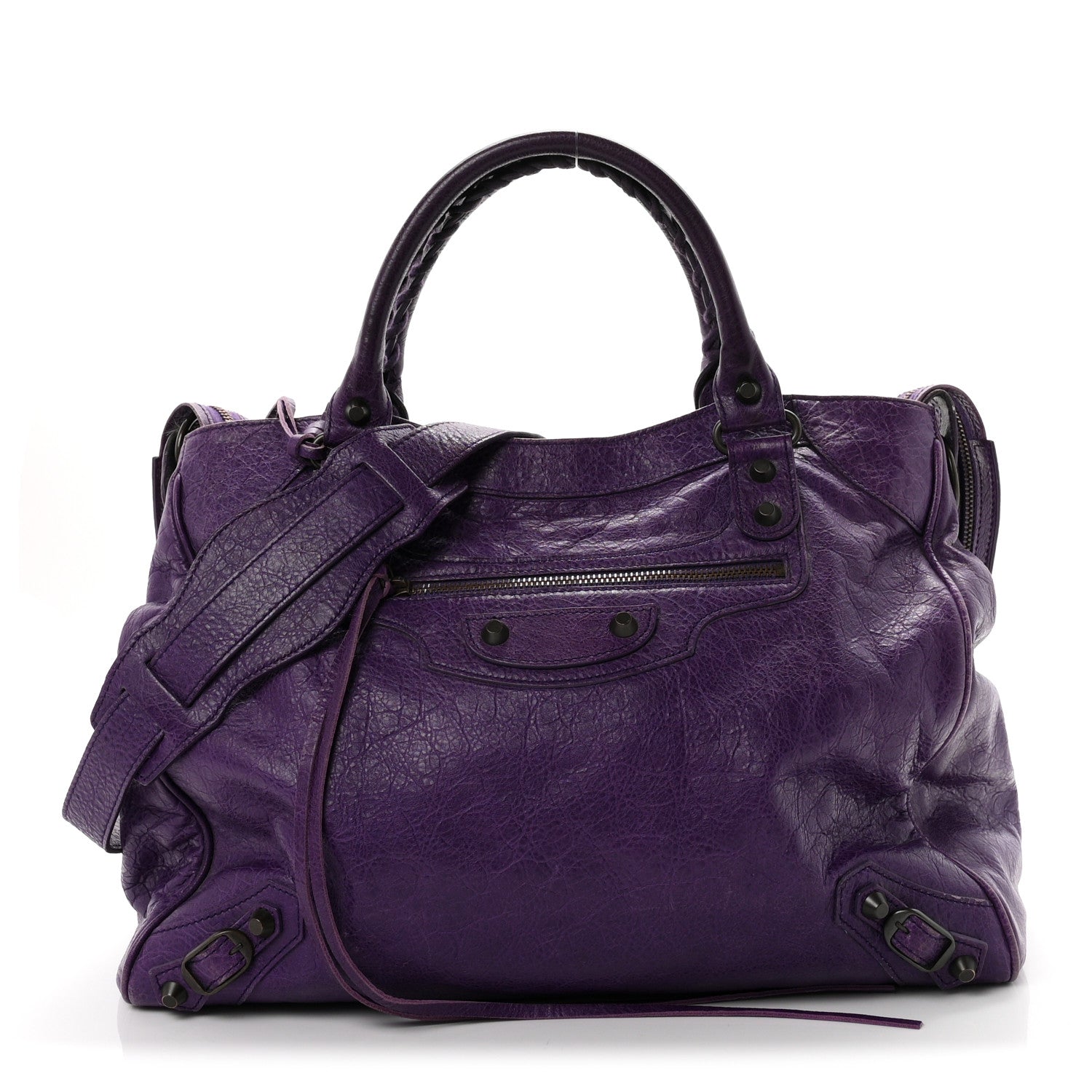 Balenciaga Agneau Classic Hardware Velo Dark Violet 1 of 12