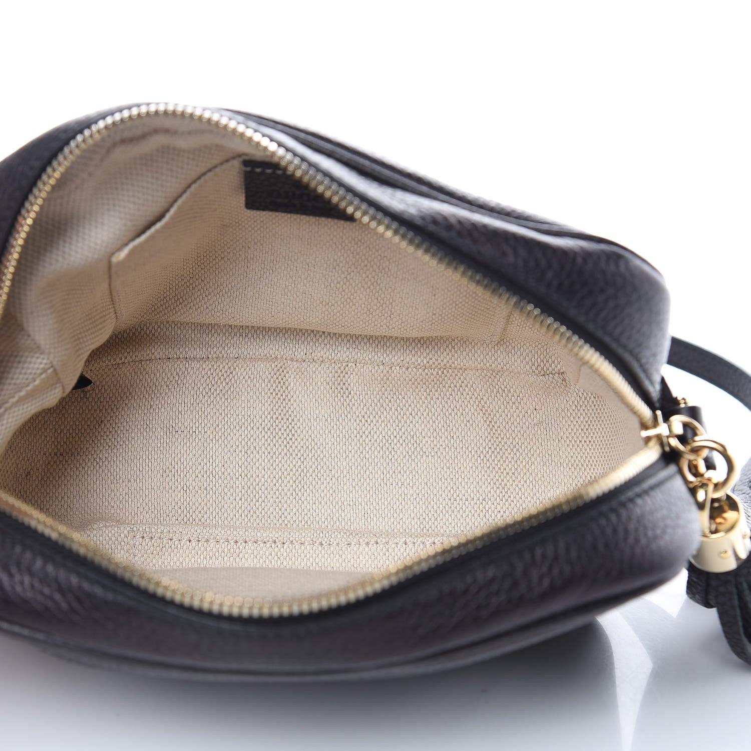 Gucci Pebbled Calfskin Small Soho Disco Bag Black 7 of 10