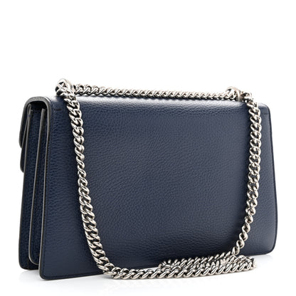Gucci Dollar Calfskin Crystal Small Dionysus Shoulder Bag Blue Agata Montana Sapphire 3 of 12