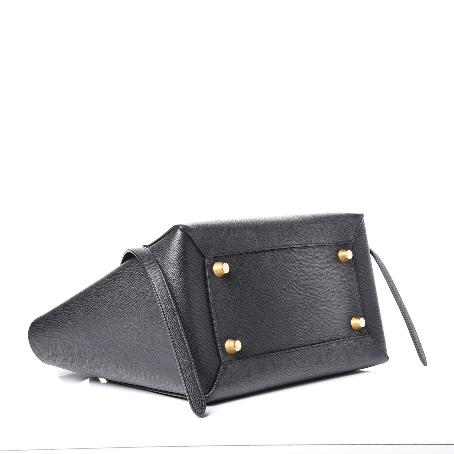 Grained Calfskin Mini Belt Bag Black