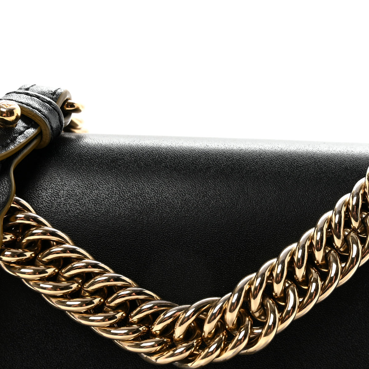 Fendi Vitello Liberty Scalloped Studded Small Kan I Shoulder Bag 