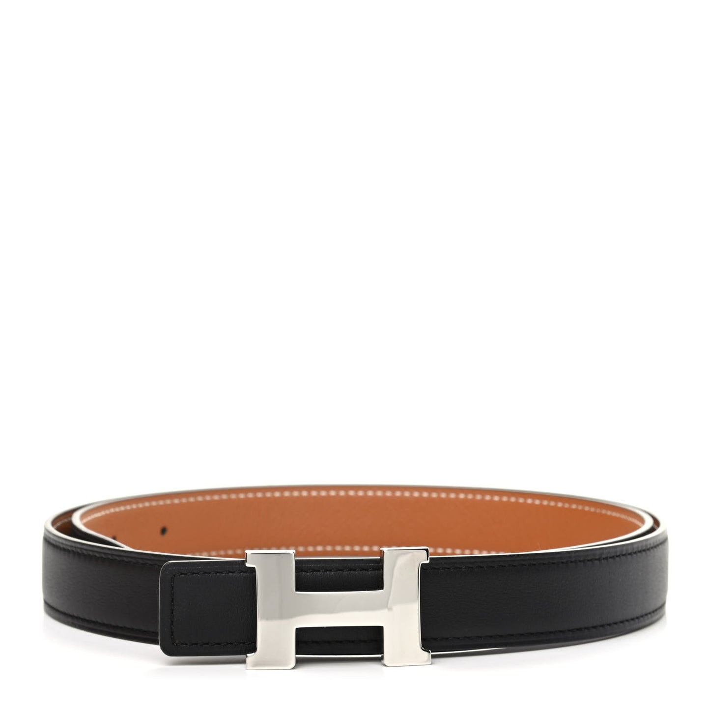 Swift Epsom 24mm Mini Constance H Belt 95 Black Gold