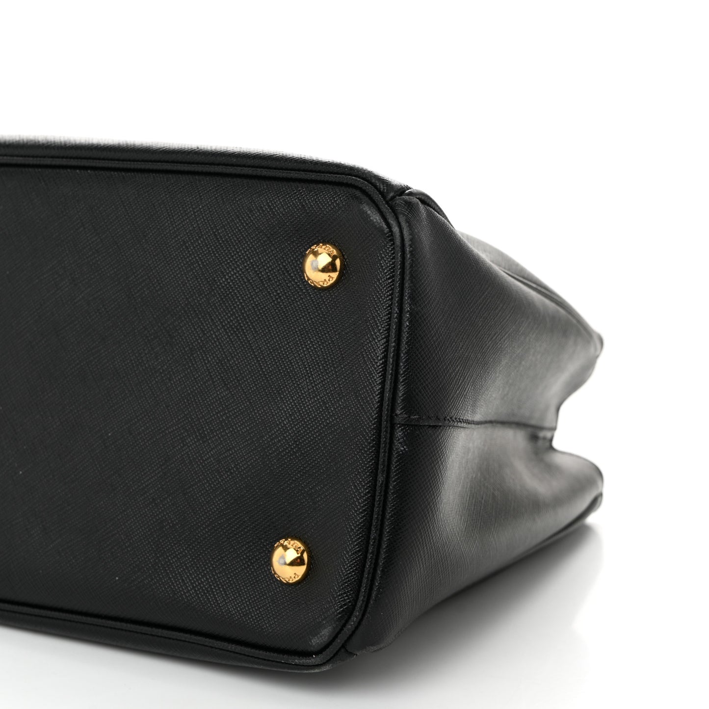 Saffiano Lux Medium Tote Black