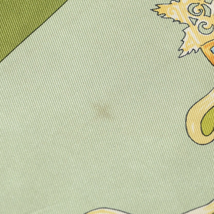 Hermes Silk Mon Ami Pierrot Scarf 90 10 of 11