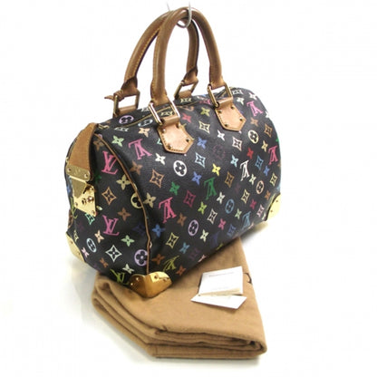 Louis Vuitton Monogram Multicolor Speedy 30 Black 3 of 10