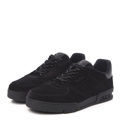 Louis Vuitton Suede Uniform Sneakers 9.5 Black 3 of 9