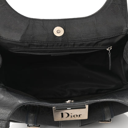 Christian Dior Monogram Pocket Satchel Black 5 of 10