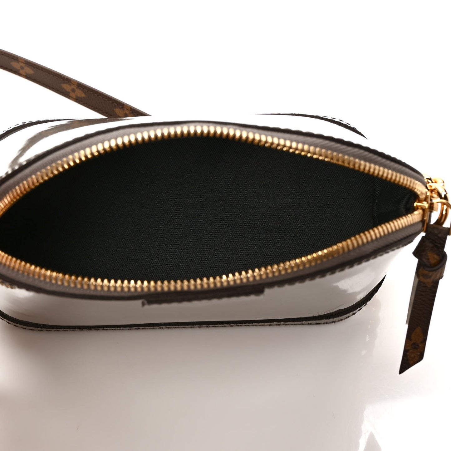 Patent Monogram Miroir Mirror Mini Alma Gris Metal