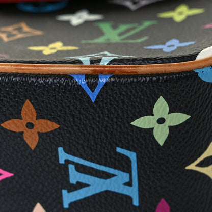Louis Vuitton Monogram Multicolor Sologne Black 9 of 17