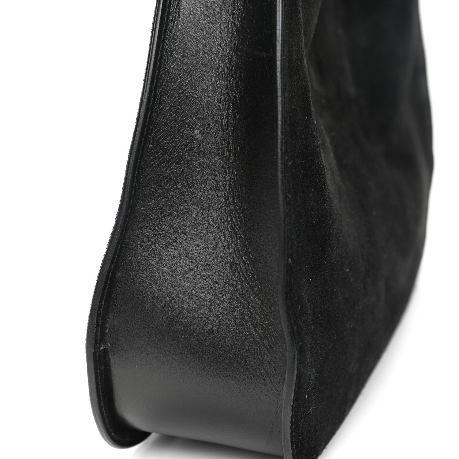 Gucci Suede Logo Hobo Bag Black 10 of 13
